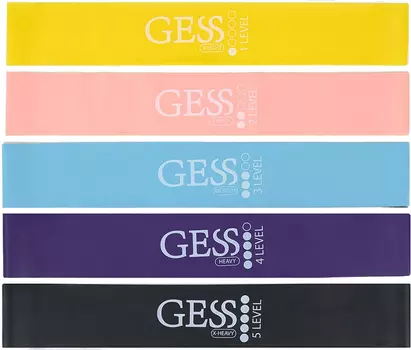 Набор фитнес-резинок Gess Flex Set (GESS-092)