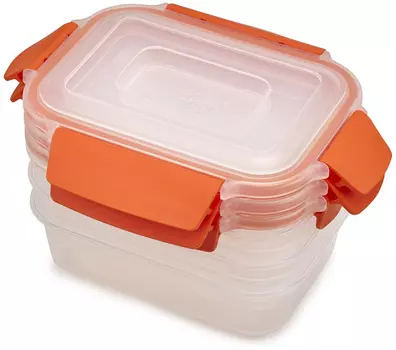 Набор из 3 контейнеров Joseph Joseph Nest Lock 540 мл оранжевый