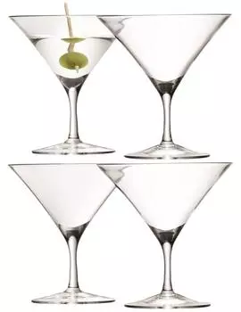 Набор из 4 бокалов для мартини LSA International Bar, 180 мл