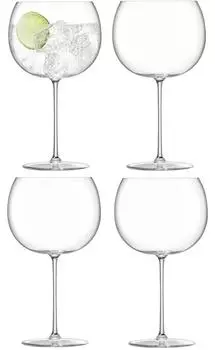 Набор из 4 круглых бокалов LSA International Borough 680 мл