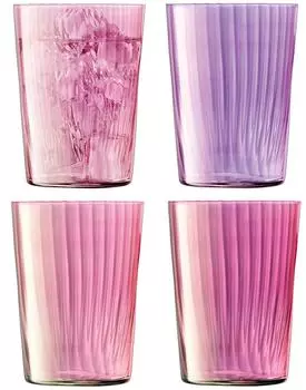 Набор из 4 тумблеров LSA International Gems 560 мл гранат