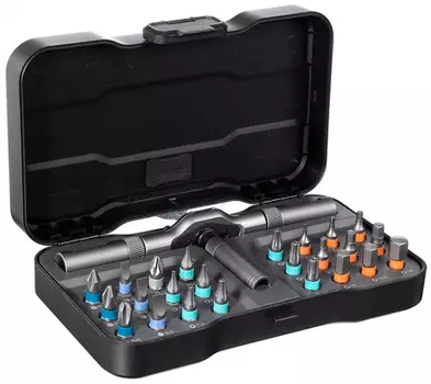 Набор отверток с трещоткой Xiaomi DUKA RS1 Multipurpose Ratchet Screwdriver (Black)