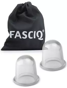 Набор вакуумных банок FASCIQ Silicone Cupping Set Small (Clear)