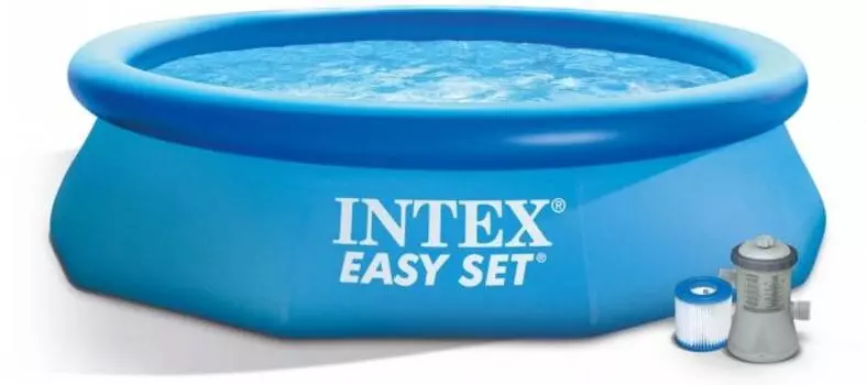 Надувной бассейн Intex Easy Set 28122 (Blue)