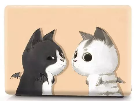 Накладка i-Blason Cover для MacBook Pro 13 2016-2019 A1706/A1708 (Black White Cat)