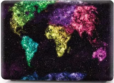 Накладка i-Blason Cover для MacBook Pro 15 Retina (Creative World Map)