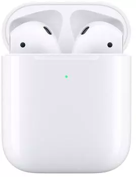Наушники Apple AirPods в футляре с беспроводной зарядкой MRXJ2 (White)