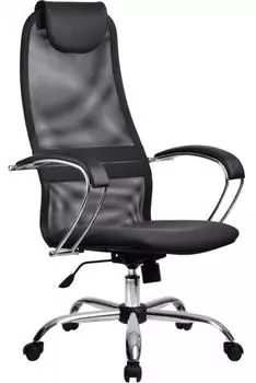 Офисное кресло METTA BK-8 (Dark Grey/Chrome)