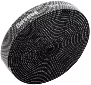 Органайзер проводов Baseus Circle Velcro Straps 3m ACMGT-D01 (Black)