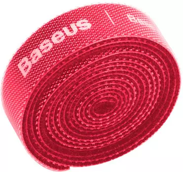 Органайзер проводов Baseus Rainbow Circle Velcro Straps 3m ACMGT-F09 (Red)