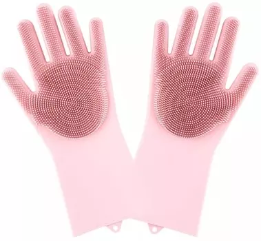Перчатки для уборки Xiaomi Silicone Cleaning Glove (Pink)