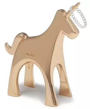 Подставка для колец Anigram единорог медь