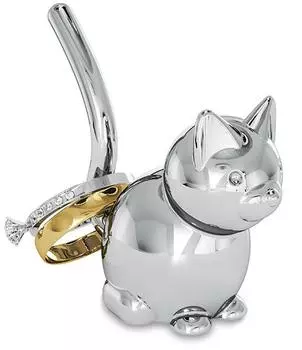 Подставка для колец Zoola Кошка хром