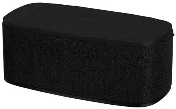 Портативная акустика Momax Q.Zonic Speaker с беспроводной зарядкой (Black)