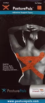 Преднарезанный динамический тейп Dynamic Tape PosturePals X (PP-X-TL) L 5pcs (Beige)