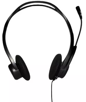 Проводные наушники с микрофоном Logitech Headset 960 981-000100 (Black)