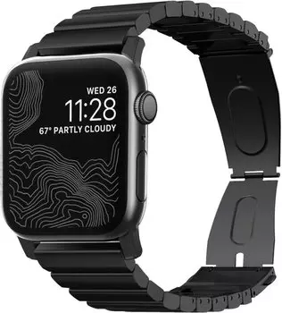 Ремешок Nomad Steel Band (NM1A4HB000) для Apple Watch Series SE/6/2/3/4 42/44 mm (Black)