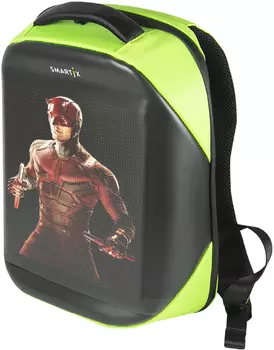 Рюкзак с экраном Smartix LED 4S Plus (SM0010041015) PowerBank 10000 mAh (Green)