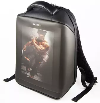 Рюкзак с экраном Smartix LED 5HD (SM0010050001) PowerBank 10000 mAh (Black)