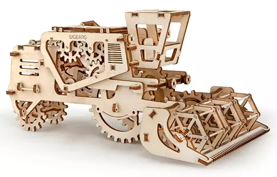 Сборная модель UGears Комбайн (70010)