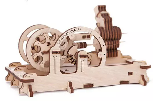 Сборная модель UGears Пневматический двигатель (70009)