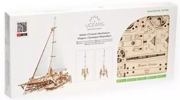 Сборная модель UGEARS Тримаран Мерихобус (70059)