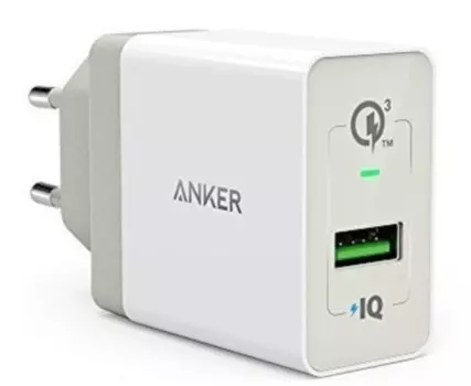 Сетевое зарядное устройство Anker PowerPort+ QC 3.0 A2013L21 (White)