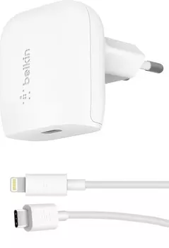 Сетевое зарядное устройство Belkin Boost Charge (F7U096vf04-WHT) для iPhone/iPad (White)