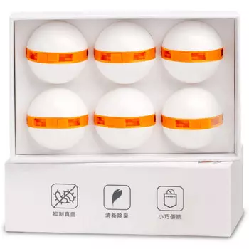 Шарики-дезодоранты для обуви Xiaomi Clean-n-Fresh 6 шт (White)
