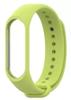 Сменный ремешок для Хiaomi Mi Band 3/4 Silicon (Light Green)