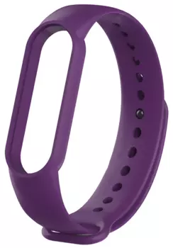 Сменный ремешок Xiaomi Silicon Strap для Mi Band 5 (Purple)