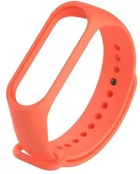 Сменный ремешок Xiaomi Silicon Strap для Mi Band 3/4 (Orange)