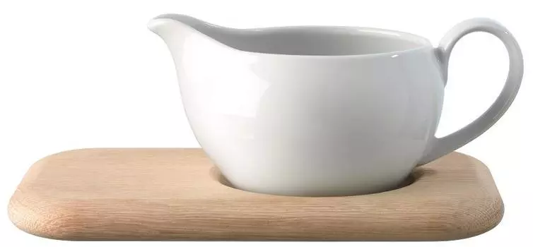 Соусник с деревянной подставкой LSA International Dine, 450 мл