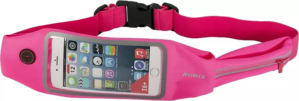 Спортивный чехол на пояс Romix Touch Screen Waist Bag (RH16-4.7RD) для смартфона 4.7" (Pink)