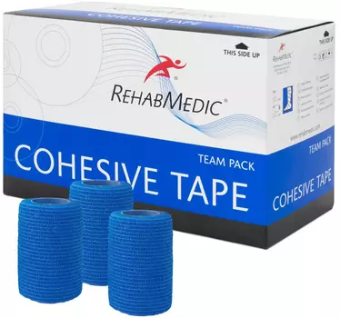 Спортивный тейп RehabMedic Cohesive Tape 7.5x4.6 RMV0213BL (Blue)