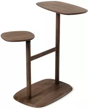 Столик приставной Umbra Swivo черный-орех