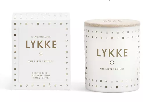 Свеча ароматическая S K A N D I N A V I S K LYKKE с крышкой, 190 г