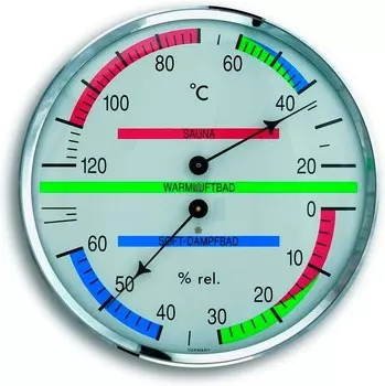 Термогигрометр TFA 40.1013 для сауны (Steel)