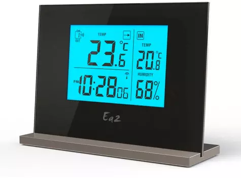 Термометр с часами Ea2 EN201 (Black)