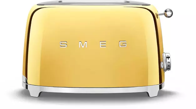 Тостер Smeg (TSF01GOEU) на 2 ломтика (Gold)