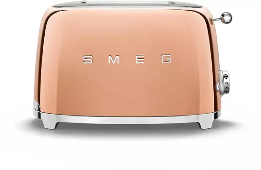 Тостер Smeg (TSF01RGEU) на 2 ломтика (Rose Gold)