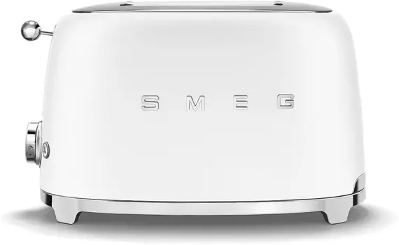 Тостер Smeg (TSF01WHMEU) на 2 ломтика (White Matte)