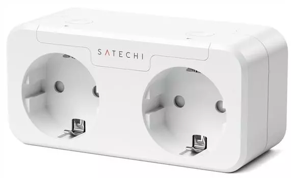 Умная розетка Satechi Dual Smart Outlet Apple HomeKit (ST-HK20AW-EU)