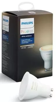 Умная светодиодная лампа Philips Hue White Ambiance GU10 (White)