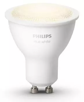 Умная светодиодная лампа Philips Hue White GU10 (White)