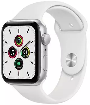 Умные часы Apple Watch SE 44mm GPS MYDQ2RU/A (Silver/White)