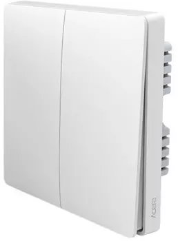 Умный двойной выключатель Xiaomi Aqara QBKG03LM (White)