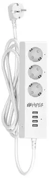 Умный сетевой фильтр HIPER IoT PS34 (White)