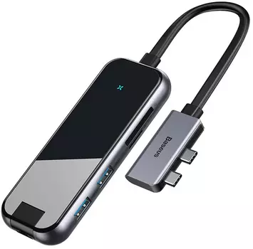 USB-концентратор Baseus Multifunctional Hub (CAHUB-FZ0G) 2xUSB-C (Space Gray)