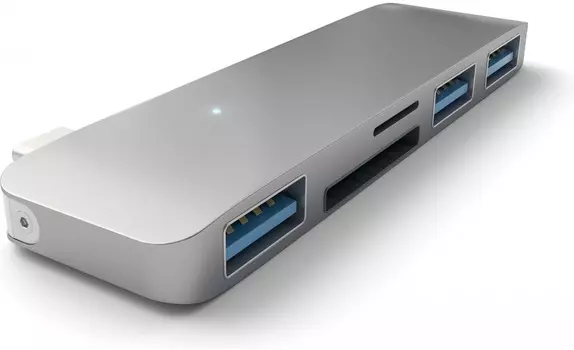 USB-концентратор Satechi Aluminum Combo (ST-TCUHM) USB Type C (Space Gray)